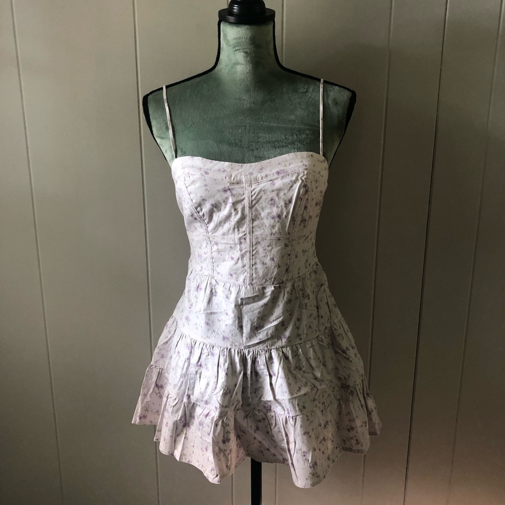 Florence by Mills White and purple floral dress